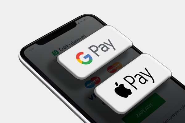 Rezervační systém ubytování REZEO s Google a Apple Pay
