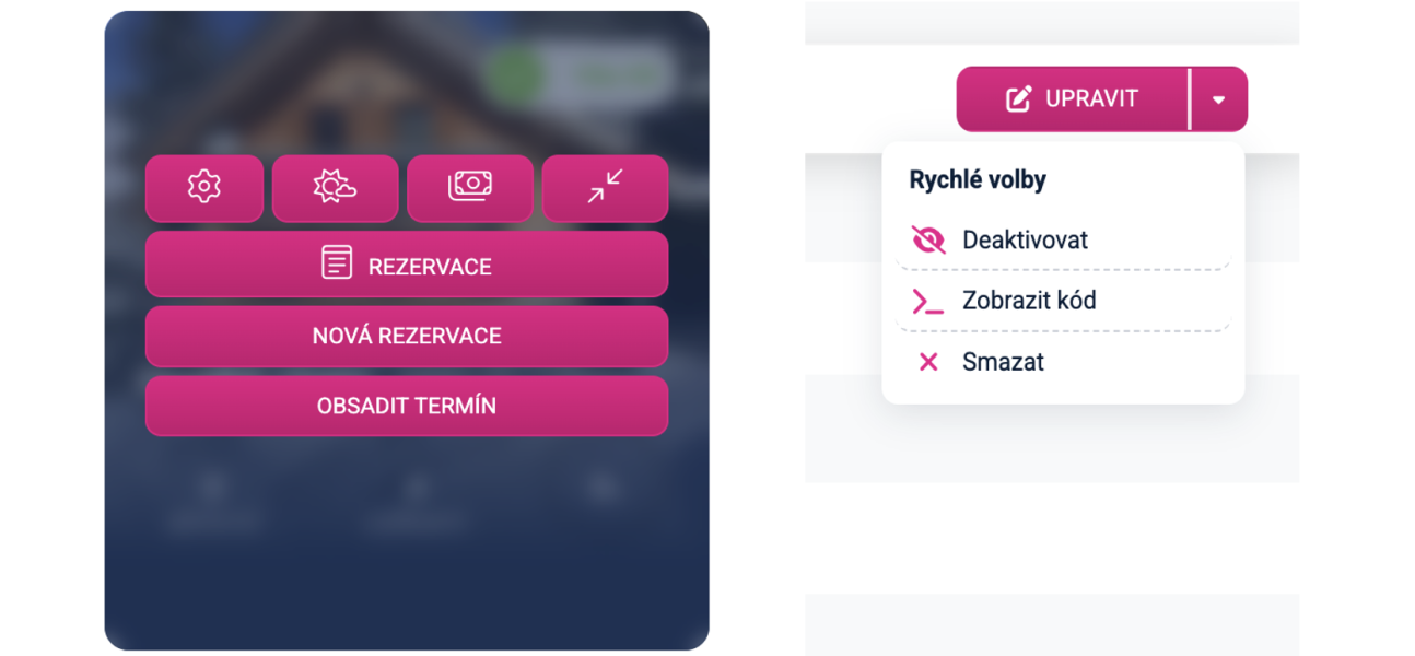 Rychlá volba – nejčastější akce máte nově více po ruce